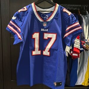 Josh Allen Buffal Bills Large Nike Blue and Red Men's Jersey